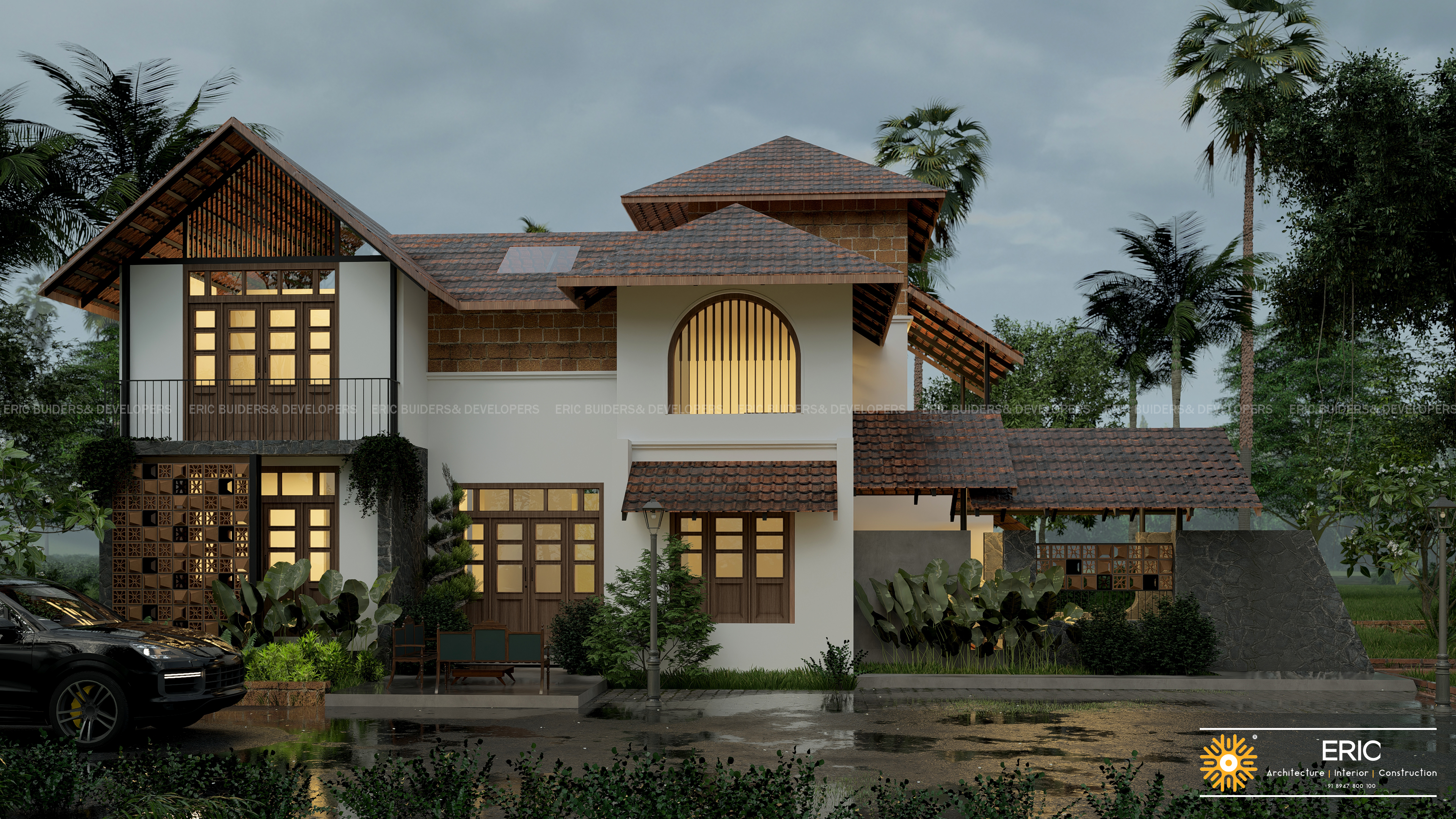 Tropical Modernism Evening View